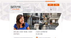 Desktop Screenshot of barcelona-student-housing.com